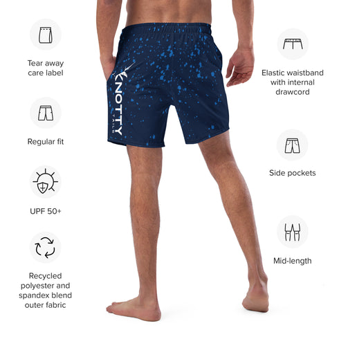 Men's Blue Mahi swim trunks